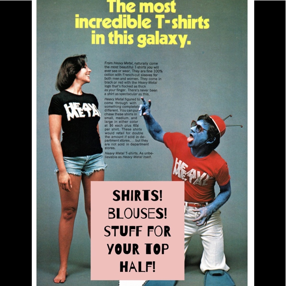 Shirts! Blouses! Sweaters!